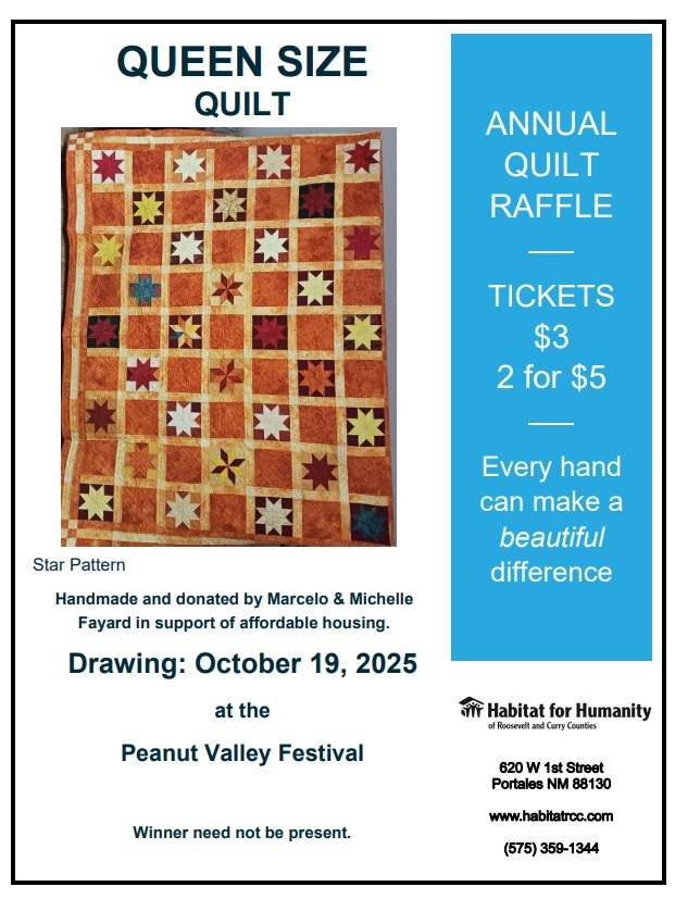 Quilt Raffle Flyer